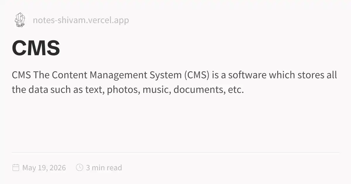 CMS